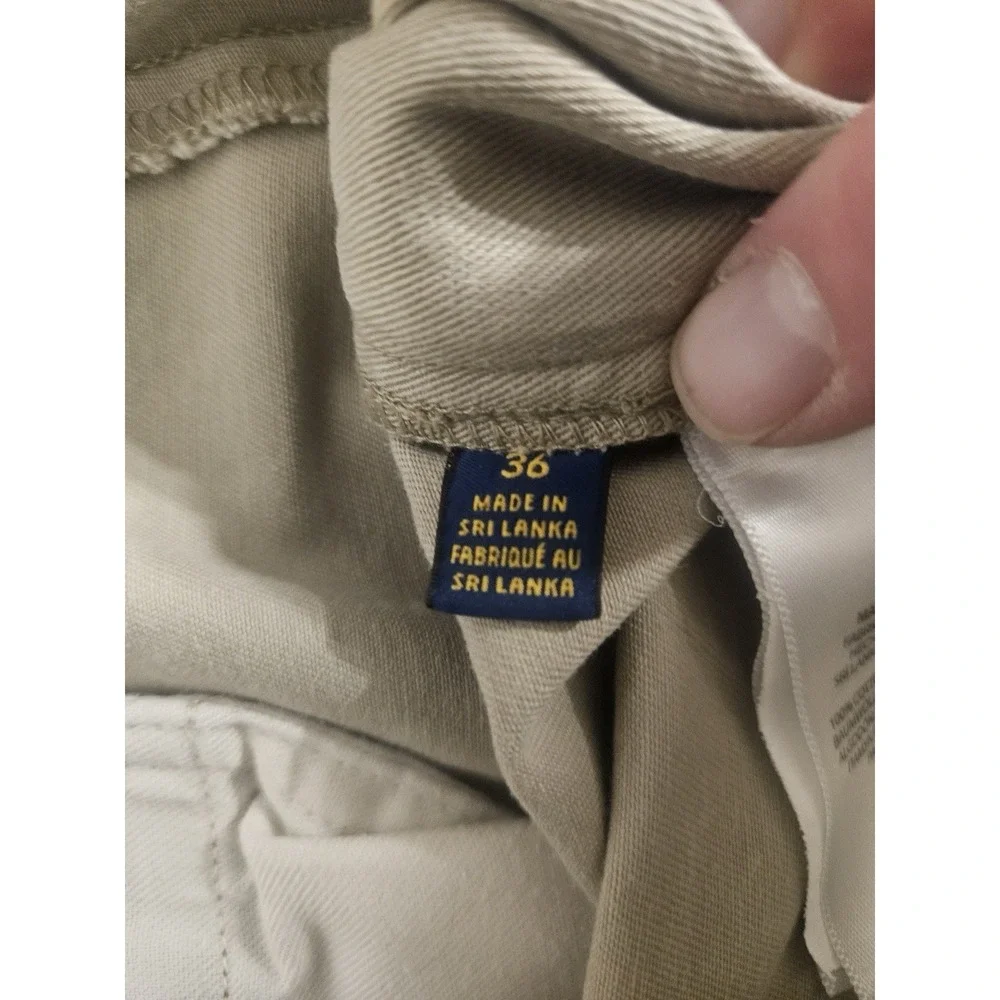 Polo‎ Ralph Lauren Chino Shorts Men's Size 36 Beige Stretch Classic Fit Preppy